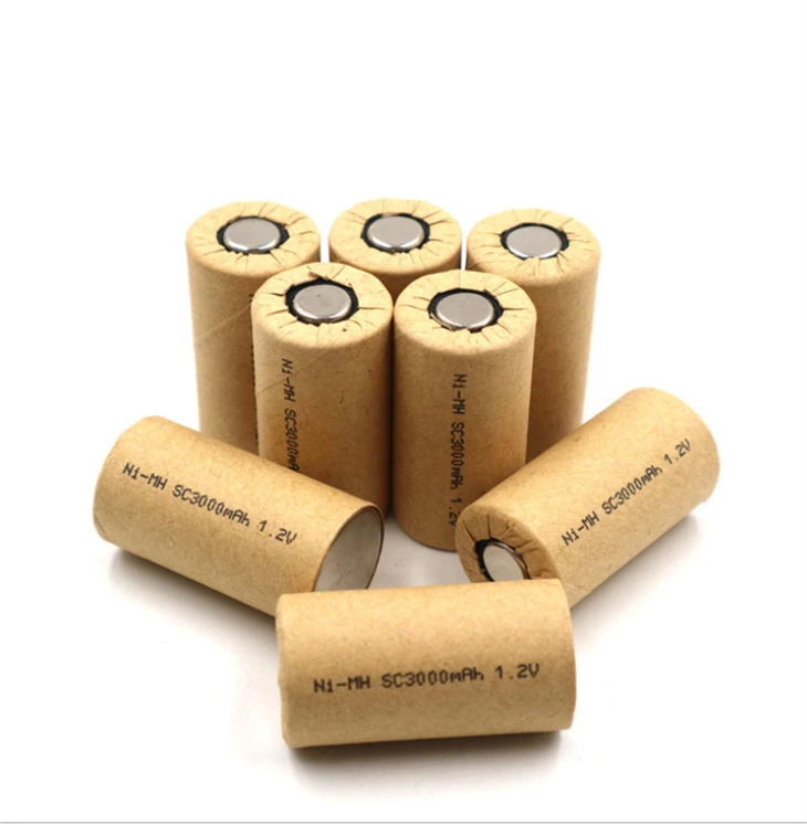 1,2 V 3000 mah genopladeligt batteri