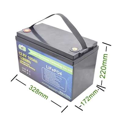 12,8V 100Ah Power Energiopbevaringsbatteri til elektrisk scooter Lithium-jern...